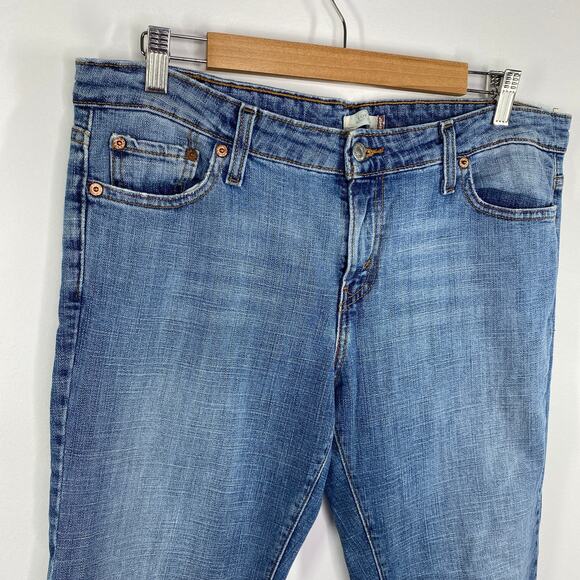 Levi's 545 Low Bootcut Medium Wash Blue Denim Flare Jeans Women's Size 36 - Picture 4 of 8